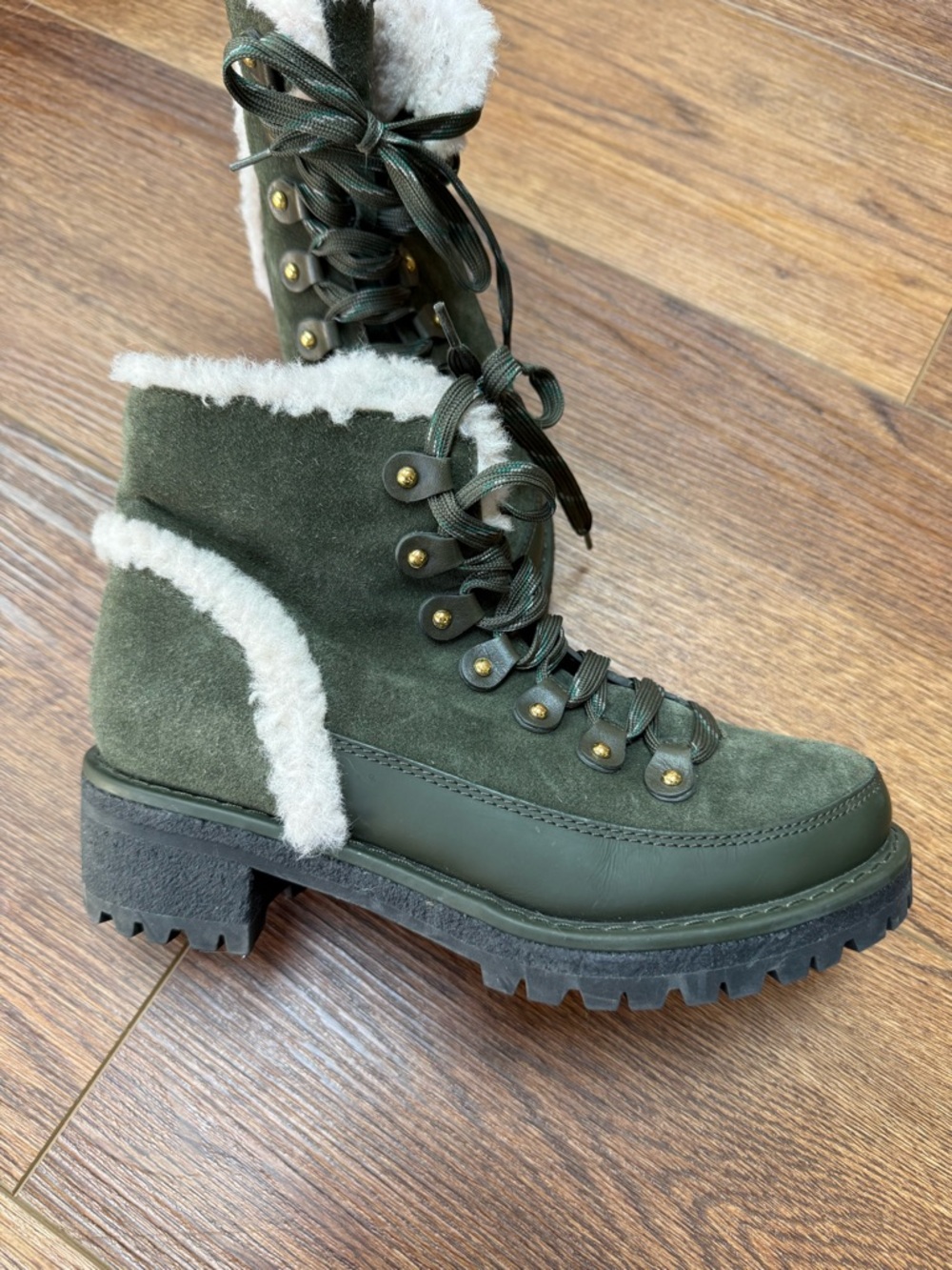 Tory Burch Cooper Shearling Bootie - Picture 2 of 7